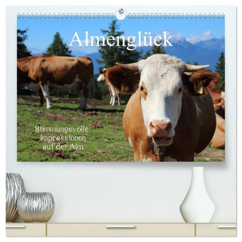 Almenglück (hochwertiger Premium Wandkalender 2027 DIN A2 quer), Kunstdruck in Hochglanz