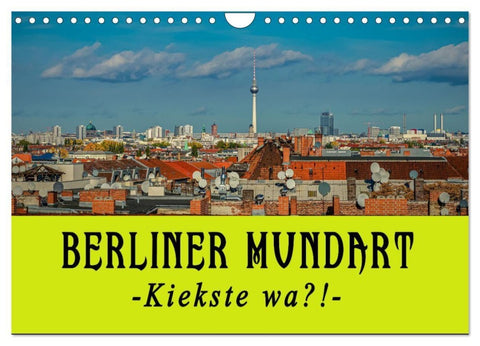 Berliner Mundart (Wandkalender 2027 DIN A4 quer), CALVENDO Monatskalender