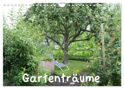 Gartenträume (Wandkalender 2026 DIN A4 quer), CALVENDO Monatskalender