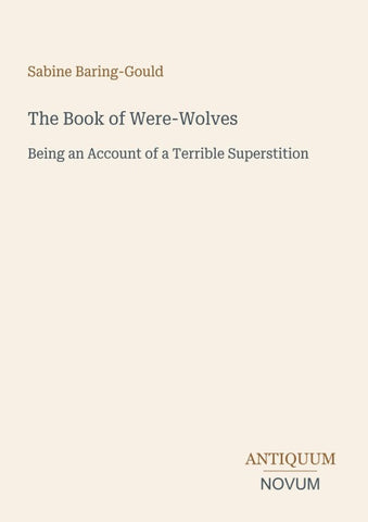 The Book of Were-Wolves