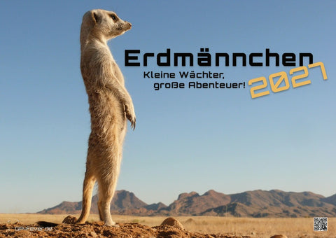 Erdmännchen – Kleine Wächter, große Abenteuer! - 2027 - Kalender DIN A2