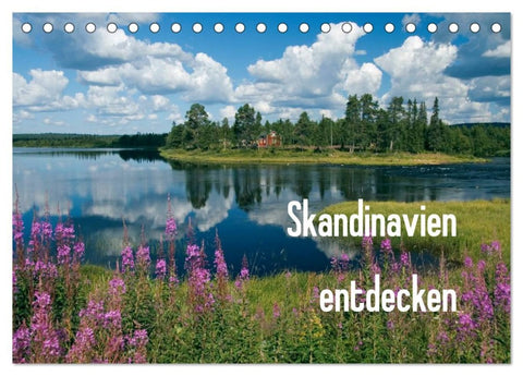 Skandinavien entdecken (Tischkalender 2026 DIN A5 quer), CALVENDO Monatskalender