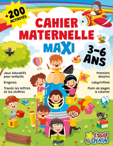 Cahier maternelle maxi 3-6 ans