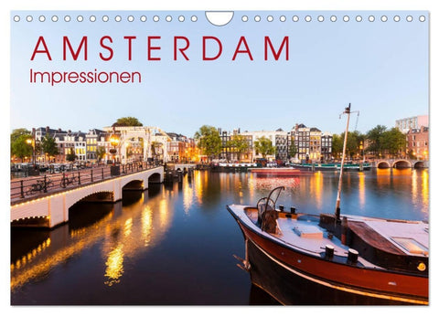 AMSTERDAM Impressionen (Wandkalender 2026 DIN A4 quer), CALVENDO Monatskalender