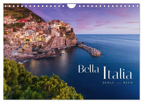 Bella Italia - Berge und Meer (Wandkalender 2026 DIN A4 quer), CALVENDO Monatskalender