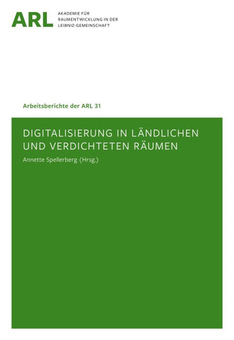 Digitalisierung in ländlichen und verdichteten Räumen