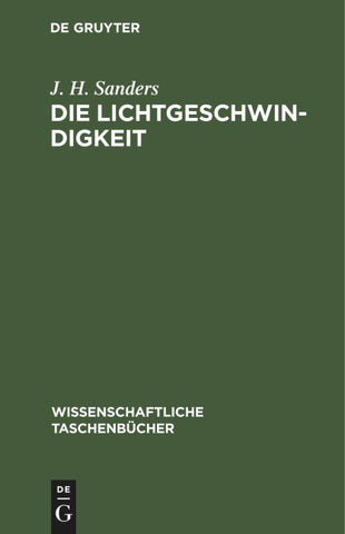Die Lichtgeschwindigkeit