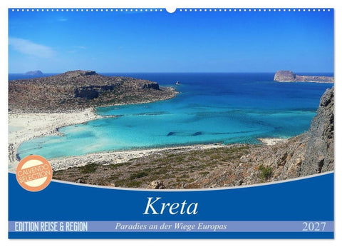 Kreta - Paradies an der Wiege Europas (Wandkalender 2027 DIN A2 quer), CALVENDO Monatskalender