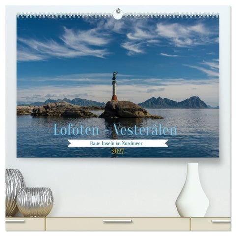 Lofoten Vesterålen (hochwertiger Premium Wandkalender 2027 DIN A2 quer), Kunstdruck in Hochglanz