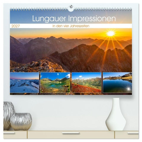 Lungauer Impressionen (hochwertiger Premium Wandkalender 2027 DIN A2 quer), Kunstdruck in Hochglanz
