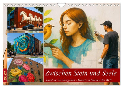 Zwischen Stein und Seele (Wandkalender 2027 DIN A4 quer), CALVENDO Monatskalender