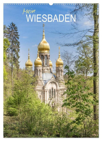Mein Wiesbaden (Wandkalender 2027 DIN A2 hoch), CALVENDO Monatskalender