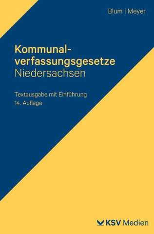 Kommunalverfassungsgesetze Niedersachsen