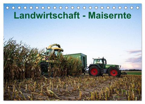 Landwirtschaft - Maisernte (Tischkalender 2027 DIN A5 quer), CALVENDO Monatskalender
