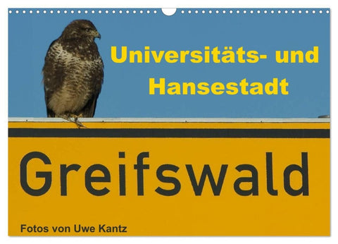 Univeritäts- und Hansestadt Greifswald (Wandkalender 2026 DIN A3 quer), CALVENDO Monatskalender