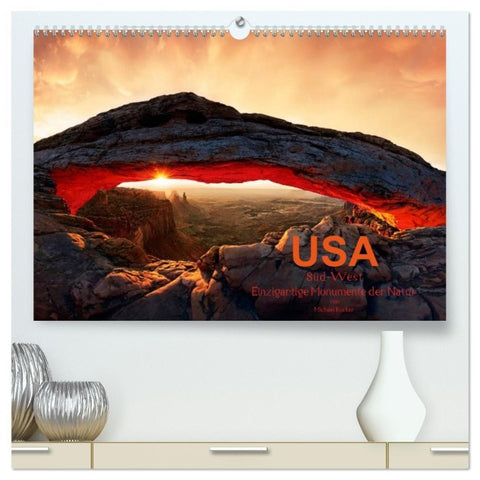 USA Süd-West (hochwertiger Premium Wandkalender 2026 DIN A2 quer), Kunstdruck in Hochglanz