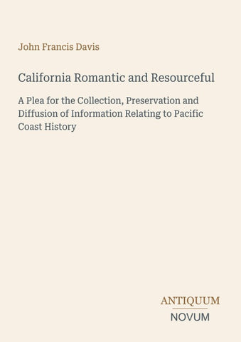 California Romantic and Resourceful