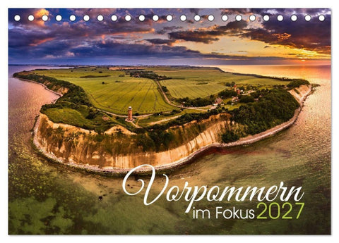 Vorpommern im Fokus (Tischkalender 2027 DIN A5 quer), CALVENDO Monatskalender