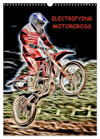 Electrifying Motorcross (Wall Calendar 2026 DIN A3 portrait), CALVENDO 12 Month Wall Calendar