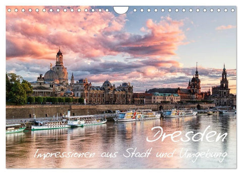 Dresden: Impressionen aus Stadt und Umgebung (Wandkalender 2027 DIN A4 quer), CALVENDO Monatskalender