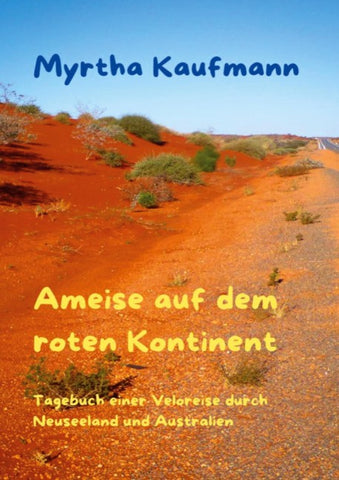 Ameise auf dem roten Kontinent