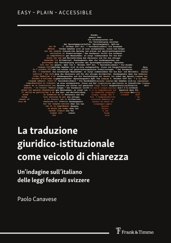 La traduzione giuridico-istituzionale come veicolo di chiarezza