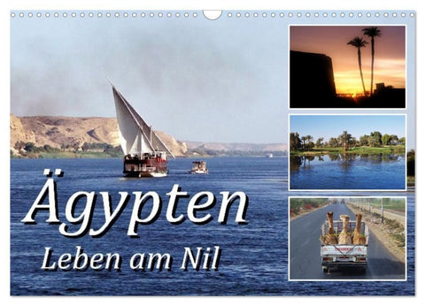 Ägypten - Leben am Nil (Wandkalender 2027 DIN A3 quer), CALVENDO Monatskalender
