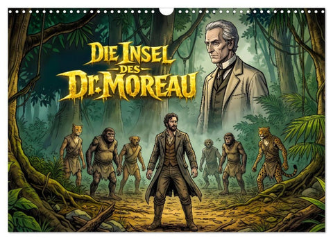 Die Insel des Dr. Moreau (Wandkalender 2027 DIN A3 quer), CALVENDO Monatskalender