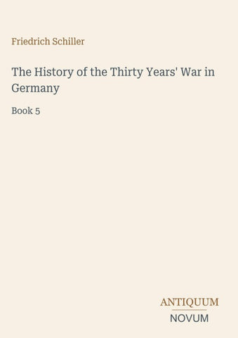 The History of the Thirty Years' War in Germany