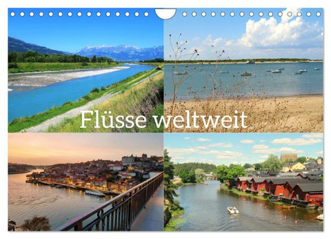 Flüsse weltweit (Wandkalender 2027 DIN A4 quer), CALVENDO Monatskalender