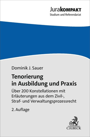 Tenorierung in Ausbildung und Praxis