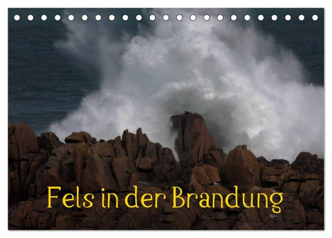 Fels in der Brandung (Tischkalender 2026 DIN A5 quer), CALVENDO Monatskalender