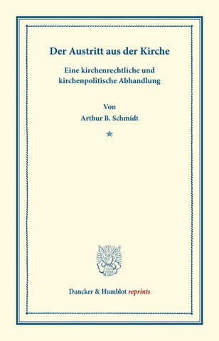 Der Austritt aus der Kirche.