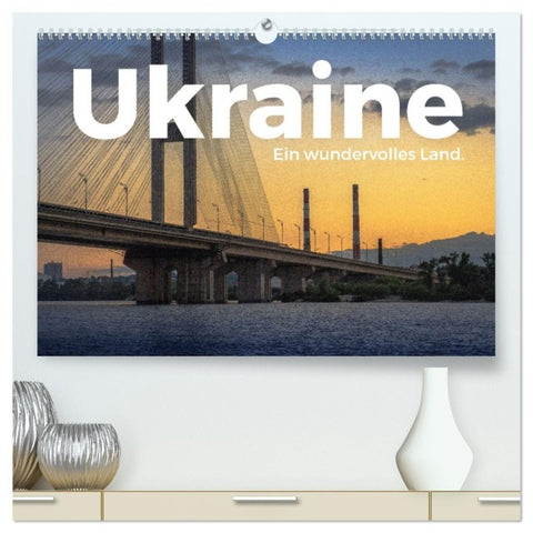 Ukraine - Ein wundervolles Land. (hochwertiger Premium Wandkalender 2027 DIN A2 quer), Kunstdruck in Hochglanz
