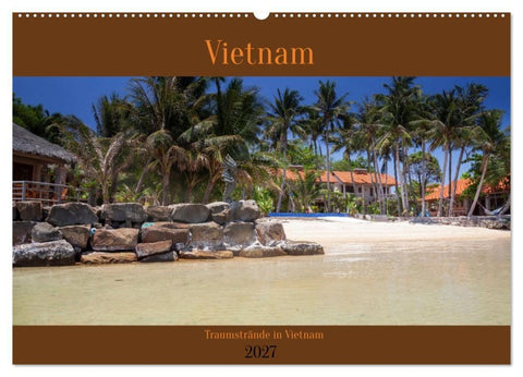 Traumstrände in Vietnam (Wandkalender 2027 DIN A2 quer), CALVENDO Monatskalender
