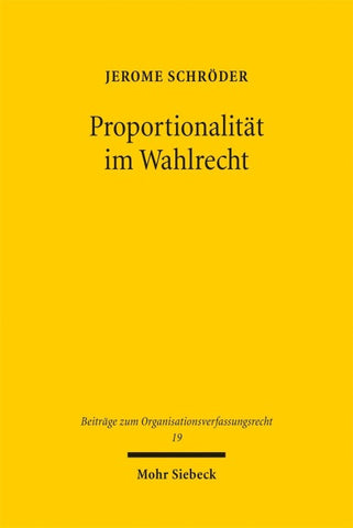 Proportionalität im Wahlrecht