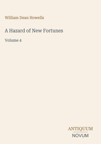 A Hazard of New Fortunes