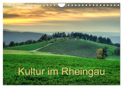 Kultur im Rheingau (Wandkalender 2027 DIN A4 quer), CALVENDO Monatskalender