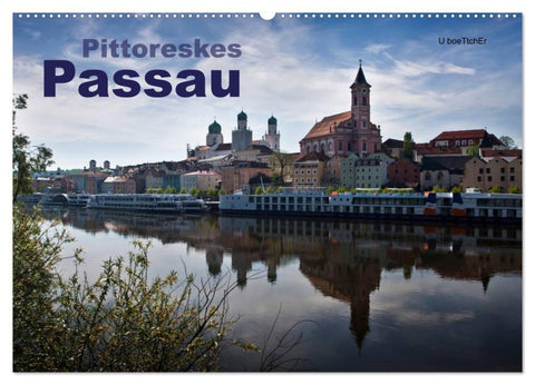 Pittoreskes Passau (Wandkalender 2027 DIN A2 quer), CALVENDO Monatskalender