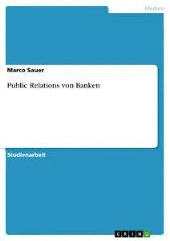 Public Relations von Banken