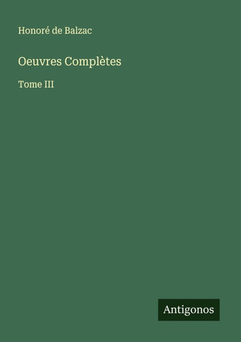 Oeuvres Complètes