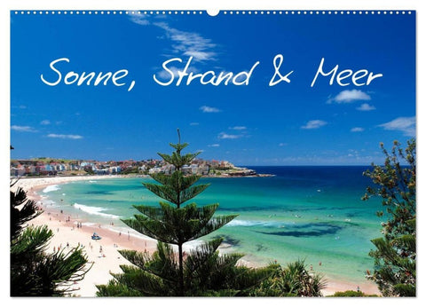Sonne, Strand & Meer (Wandkalender 2027 DIN A2 quer), CALVENDO Monatskalender