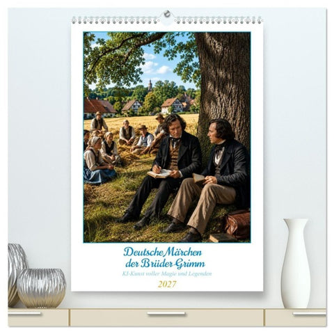 Deutsche Märchen der Brüder Grimm (hochwertiger Premium Wandkalender 2027 DIN A2 hoch), Kunstdruck in Hochglanz