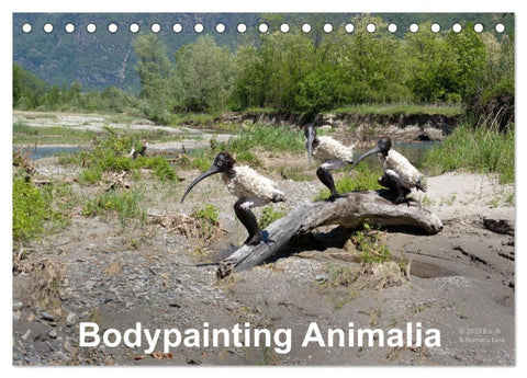 Bodypainting Animalia (Tischkalender 2027 DIN A5 quer), CALVENDO Monatskalender