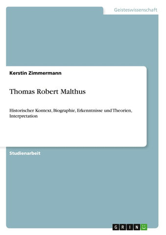 Thomas Robert Malthus