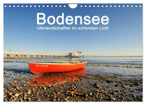 Bodensee - Uferlandschaften im schönsten Licht 2026 (Wandkalender 2026 DIN A4 quer), CALVENDO Monatskalender