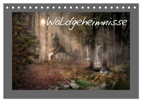 Waldgeheimnisse (Tischkalender 2027 DIN A5 quer), CALVENDO Monatskalender