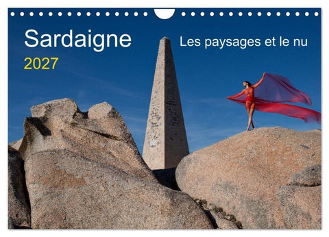 Sardaigne - Les paysages et le nu (Calendrier mural 2027 DIN A4 vertical), CALVENDO calendrier mensuel