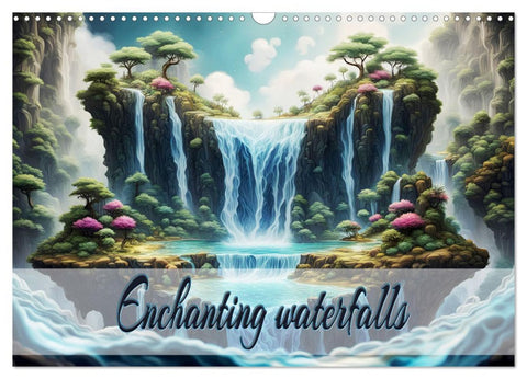 Enchanting waterfalls (Wall Calendar 2026 DIN A3 landscape), CALVENDO 12 Month Wall Calendar