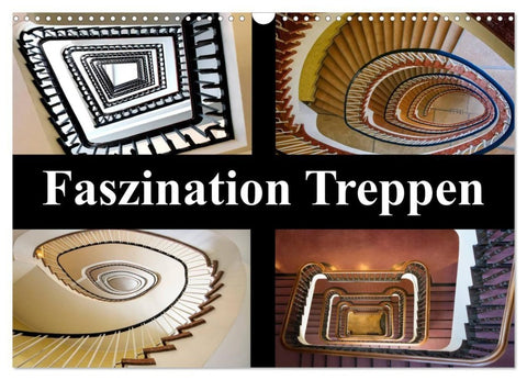Faszination Treppen (Wandkalender 2027 DIN A3 quer), CALVENDO Monatskalender
